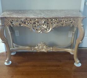 console table rosewood goes rose gold