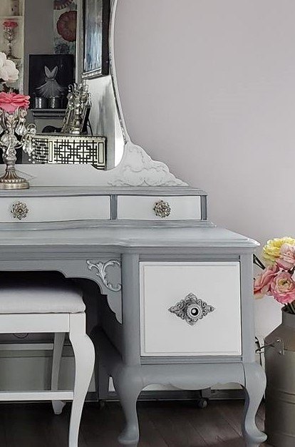learn how to create a stunning silver vanity