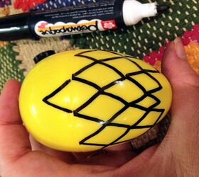 pineapple string lights from plastic easter eggs