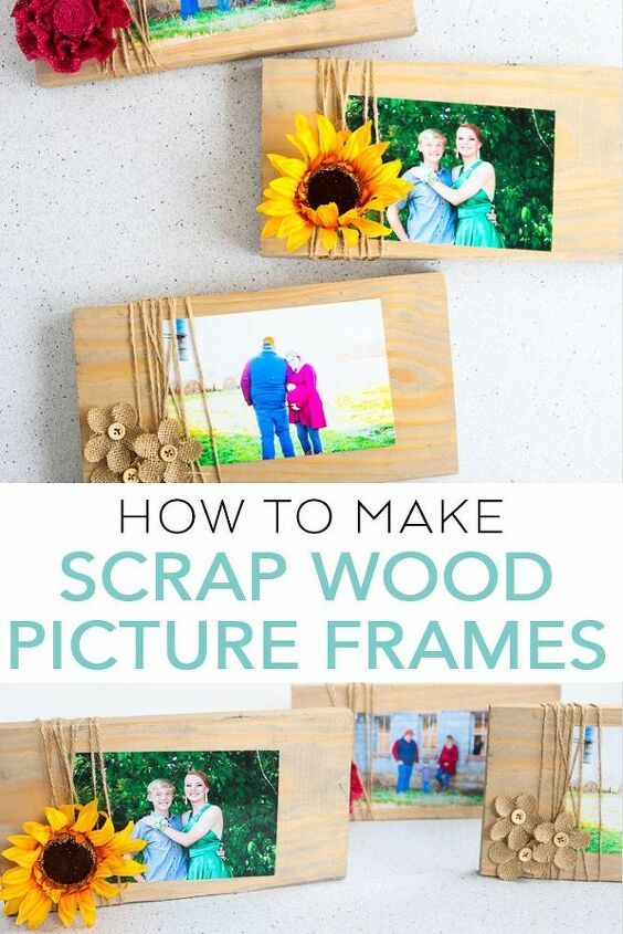 how to make a picture frame from scrap wood