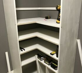 Corner closet deals shelving unit