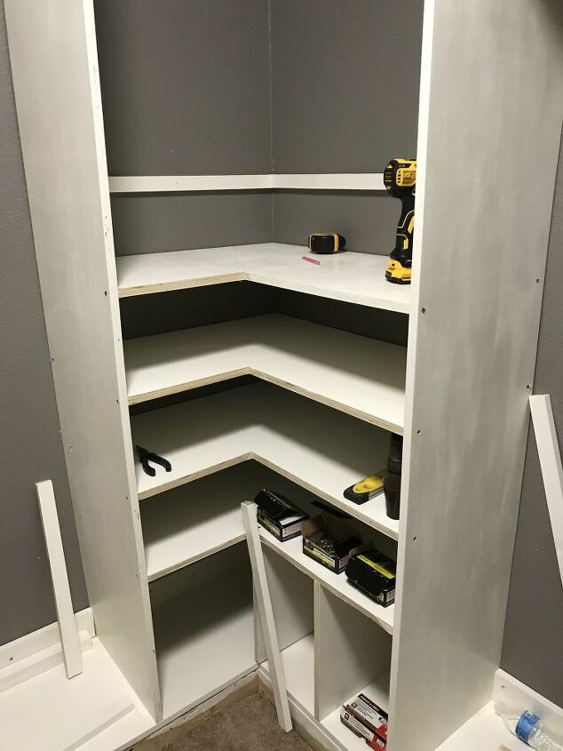 diy closet organizer built in storage