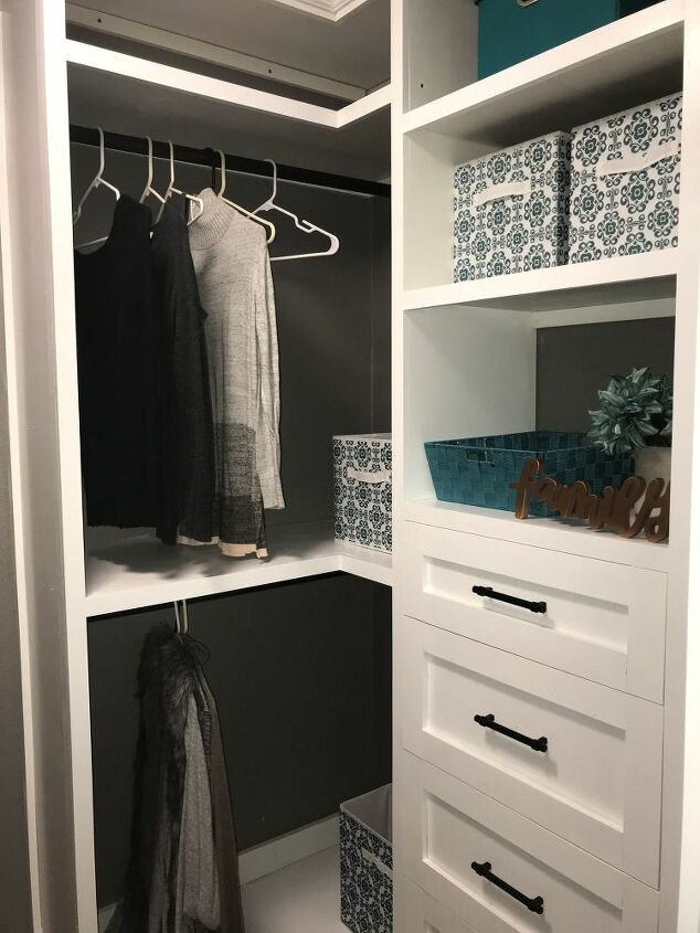 diy closet organizer built in storage