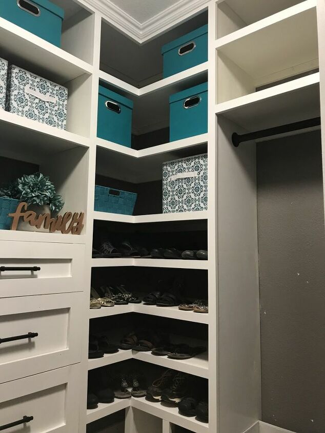 diy closet organizer built in storage