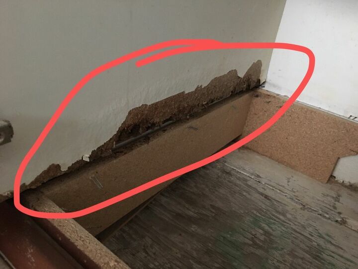 how do i repair my water damaged sink cabinet