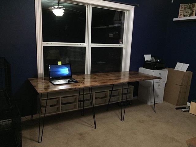 how to make a hairpin leg desk in a few easy steps, How to make a desk with hairpin legs