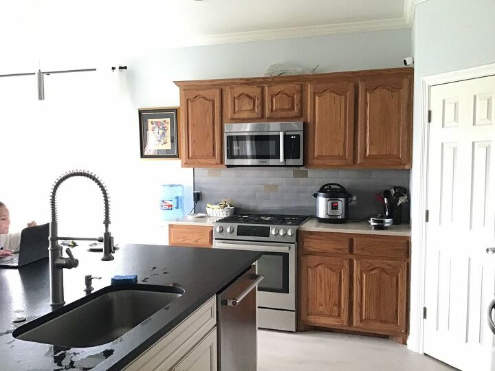 How Can I Update 90 S Golden Oak Kitchen Cabinets Hometalk - Images Of Oak Kitchen Cabinets How Can I Update 90 S Golden Oak Kitchen Cabinets Hometalk - Images Of Oak Kitchen Cabinets