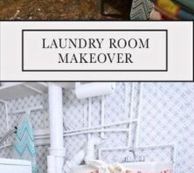laundry room makeover on a super tight budget