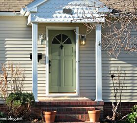 25 great ideas to improve your curb appeal in a weekend, A Fresh Front Door is One of the Best Curb Appeal Ideas