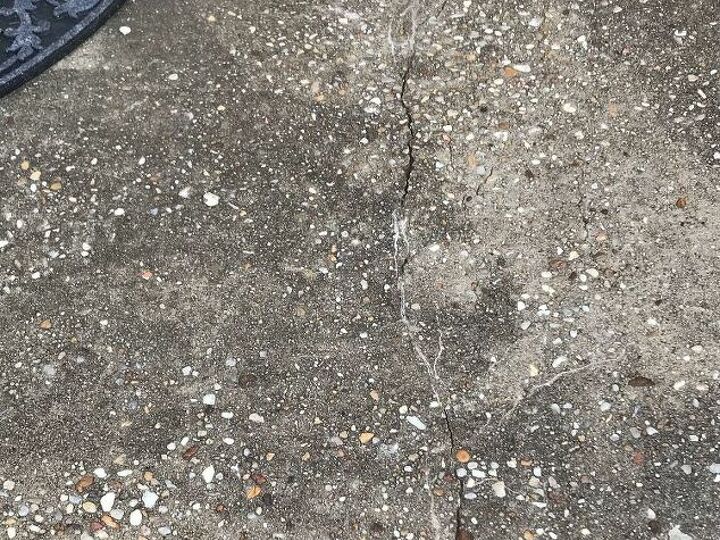 q how can i repair a front landing that has a crack