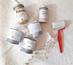 how to paint a rug with chalk paint