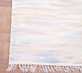 how to paint a rug with chalk paint