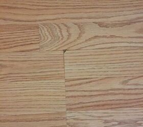 q how do you replace small damaged spots of lamented wood floors