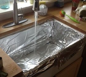 how to clean silver and bring back the shine, Cleaning silver with aluminum foil and baking soda Danielle B