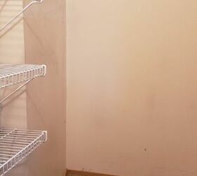 q what is the best way to paint wire shelving for bed room closet