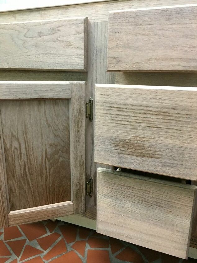 how to take a cabinet from basic to rustic