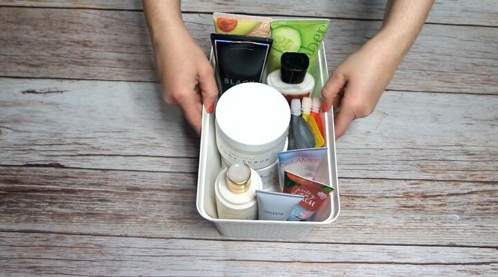 a brilliant solution for small bathrooms with no counter space