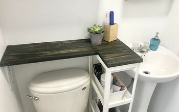 A Brilliant Solution for Small Bathrooms With No Counter Space!