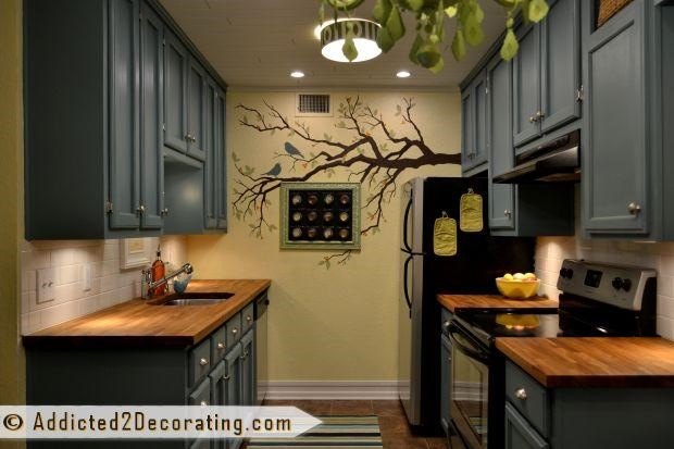 8 popular ways to make over your kitchen for 2020, Small Kitchen Makeover on a Budget Kristi Addicted 2 Decorating