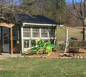 18 diy shed building plans to inspire you to make your own backyard re, This Shed Cum Greenhouse Was Built Using Old Windows