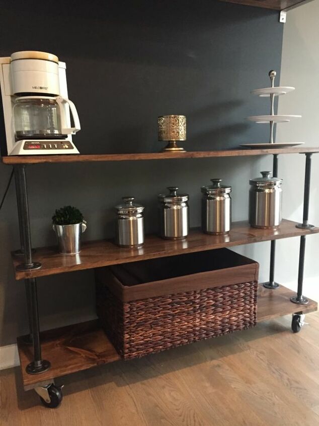how to build industrial shelves