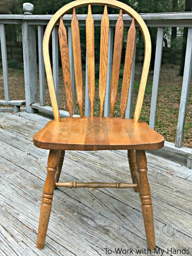 actualizar una silla de segunda mano con pintura de tiza