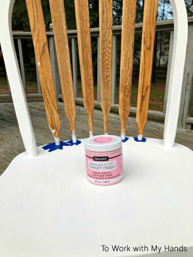 actualizar una silla de segunda mano con pintura de tiza