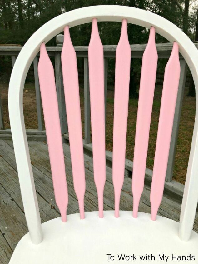 update a thrifted chair with chalk paint