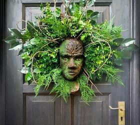 how to make a greenman wreath
