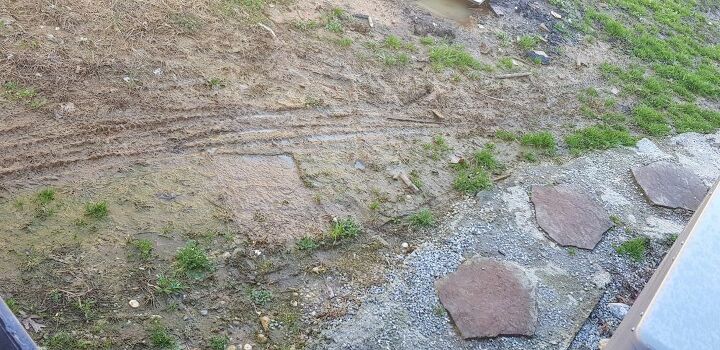 what can i use to fill in a large wet area in my yard