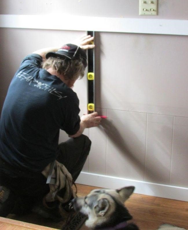 truly awesome diy ways to install wainscoting in your home, Installing Wainscoting Rustic Refine