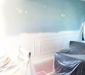 truly awesome diy ways to install wainscoting in your home, Prime and Paint Wainscoting The Confran House