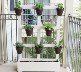 14 creative ways to plant a vertical garden maximize space, Turn Your Balcony Into a Fruit and Veg Haven with a DIY Vertical Garden