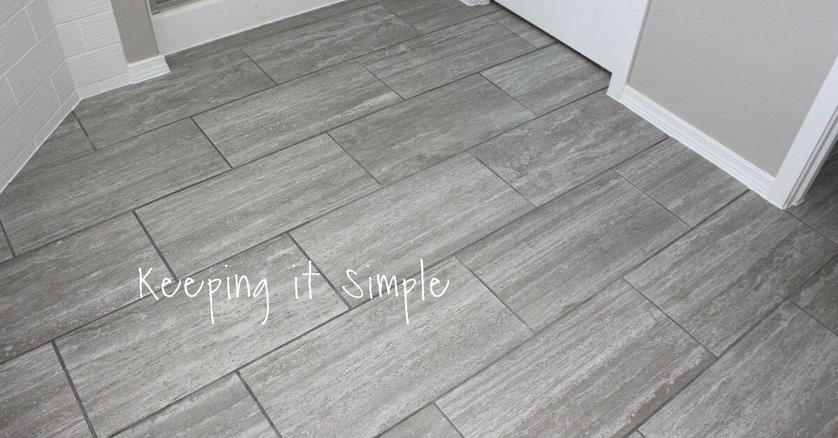 14 Stylish Bathroom Floor Tile Ideas For Small Bathrooms Hometalk