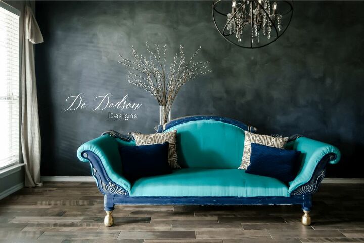 16 furniture paint ideas to transform existing accessories, Did You Know You Can Paint Fabric Furniture