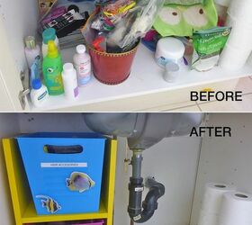 diy bathroom vanity storage
