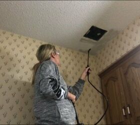 how to remove popcorn ceilings without breaking the bank or your back, Amber Foster