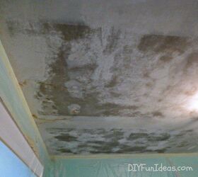 how to remove popcorn ceilings without breaking the bank or your back, DIY Fun Ideas