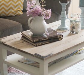 17 diy coffee table ideas to transform your living space, This Planked Farmhouse Style Coffee Table is So Homely