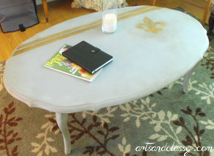 17 diy coffee table ideas to transform your living space, Use Chalk Paint to Give Your Coffee Table a DIY Makeover
