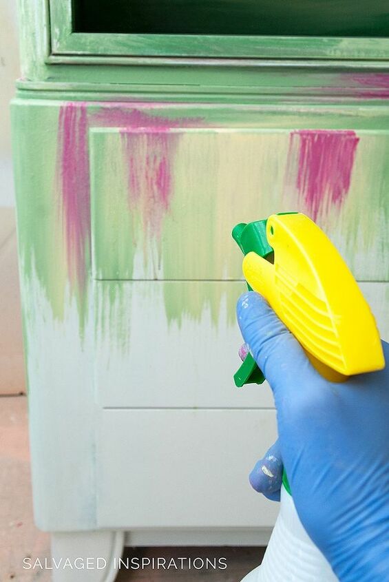 how to blend and layer paint on furniture