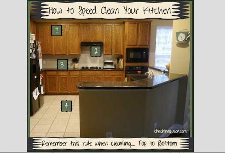 how to speed clean your kitchen and then keep it clean
