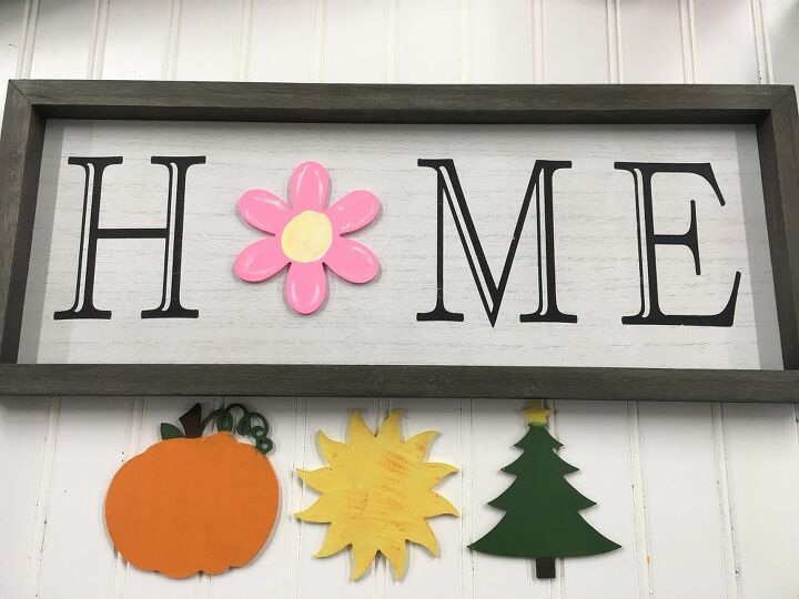 diy interchangeable home sign