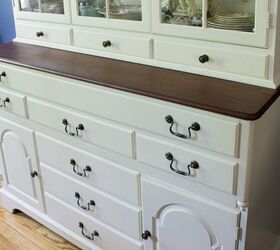 s white cabinet makeovers, Painting Antique Cabinets White