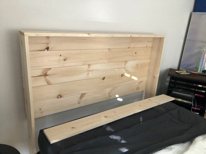 How To Build A Tongue And Groove Bookcase Headboard Diy Hometalk