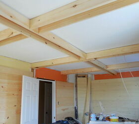 coffered ceiling for bedroom conversion