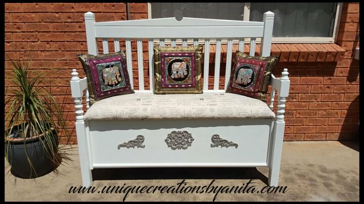 Diy Bench With Storage Hometalk Diy Bench With Storage Hometalk, Headboard With Matching Storage Bench