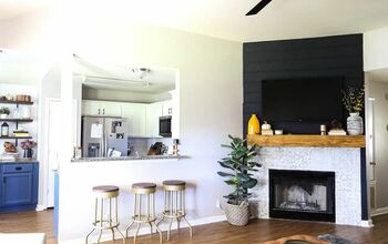 Easy DIY Fireplace Mantel