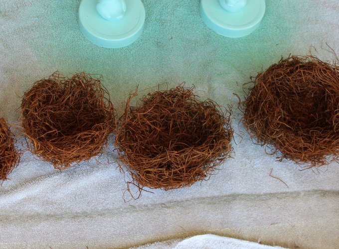 make your own bird nests for home decor