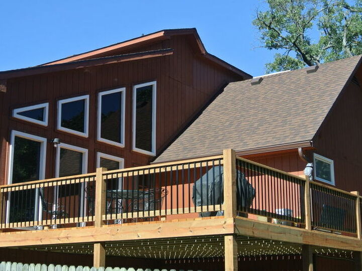 q how to convert patio under the deck into a she shed